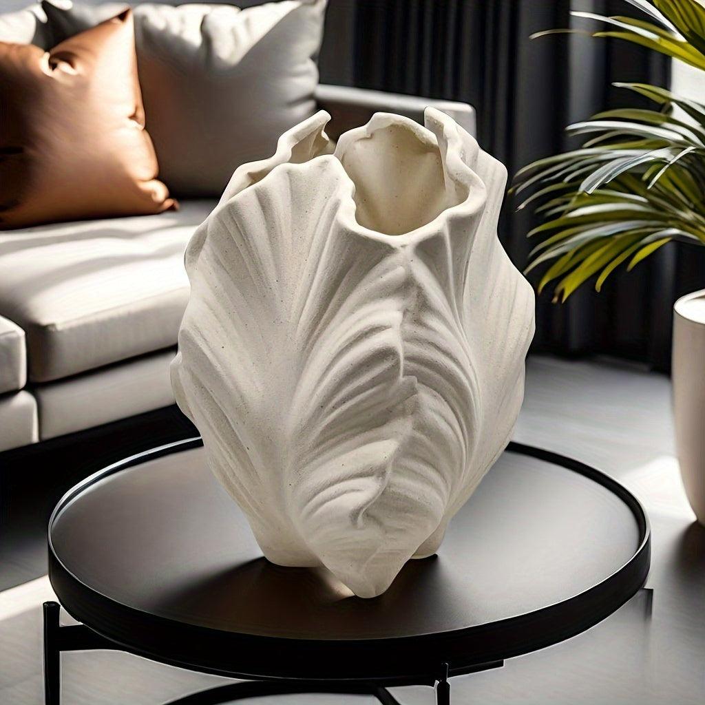 Bohemian Ceramic Vase for Home Decor - Handwash Only, Oval Shape, Perfect for Halloween, Christmas, Easter, Thanksgiving - In home decor