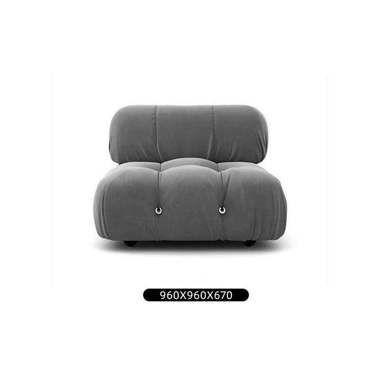Create a Timeless and Inviting Atmosphere with Classic Module Square Lamb Velvet Sofa - In home decor