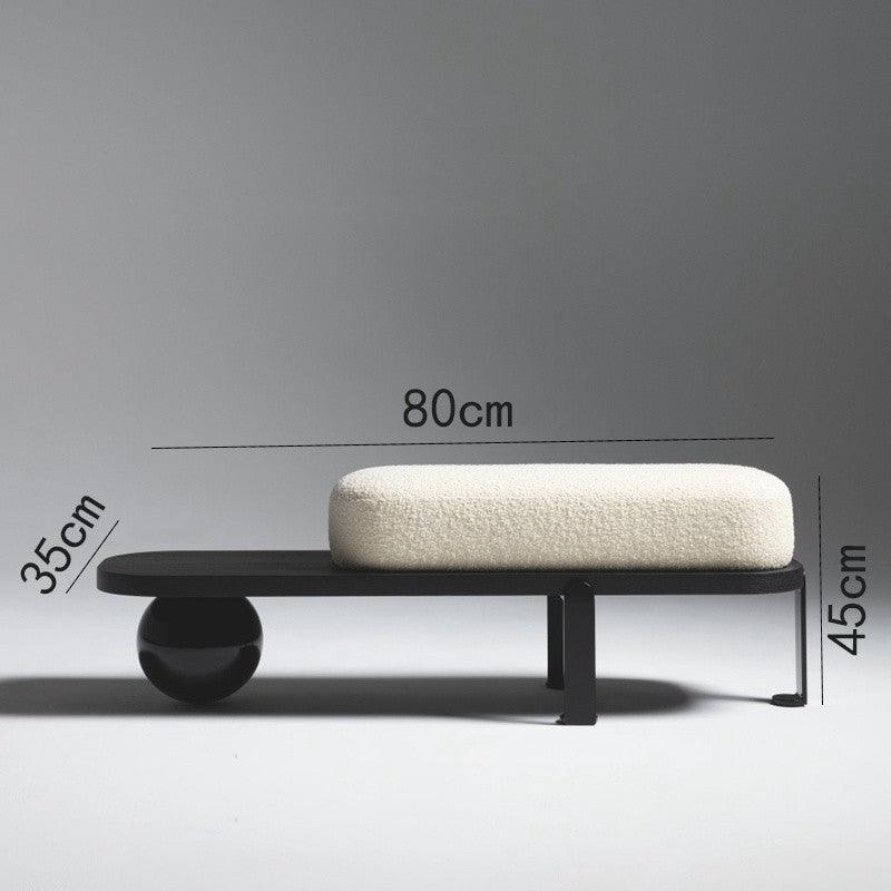 Luxury Lamb Sofa Stool - In home decor