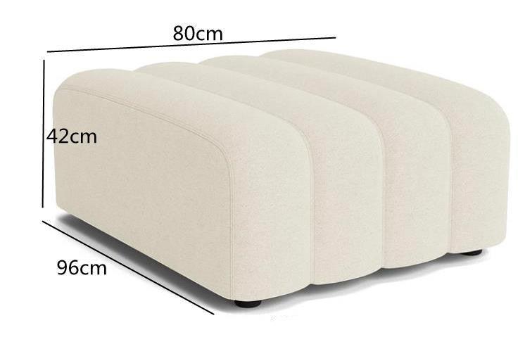 Lamb Velvet Curved Sofa - My Store