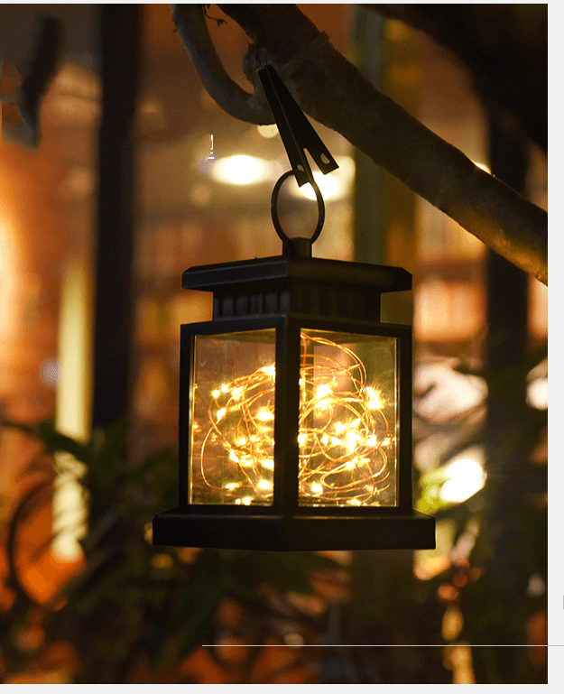 Eco-Friendly Outdoor Illumination: Solar-Powered Hanging Lights - In home decor
