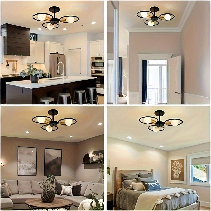 Modern industrial lighting for bedrooms with vintage-style decor.