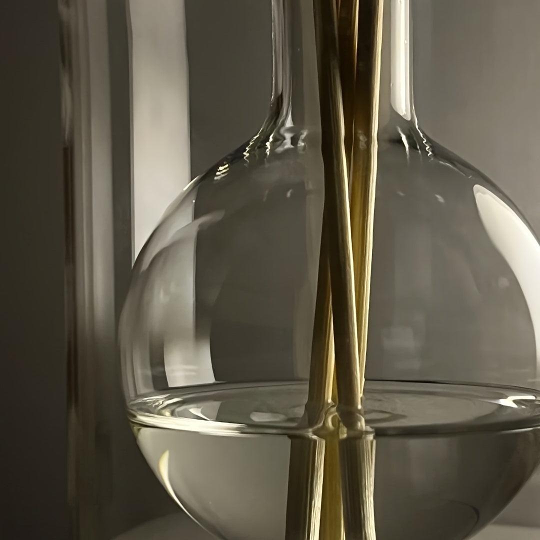 Nordic-inspired stylish glass vase for versatile use.