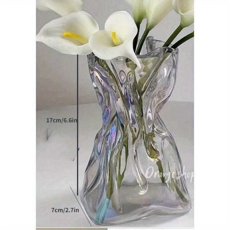 Nordic-inspired glass vase as a classic decorative centerpiece.