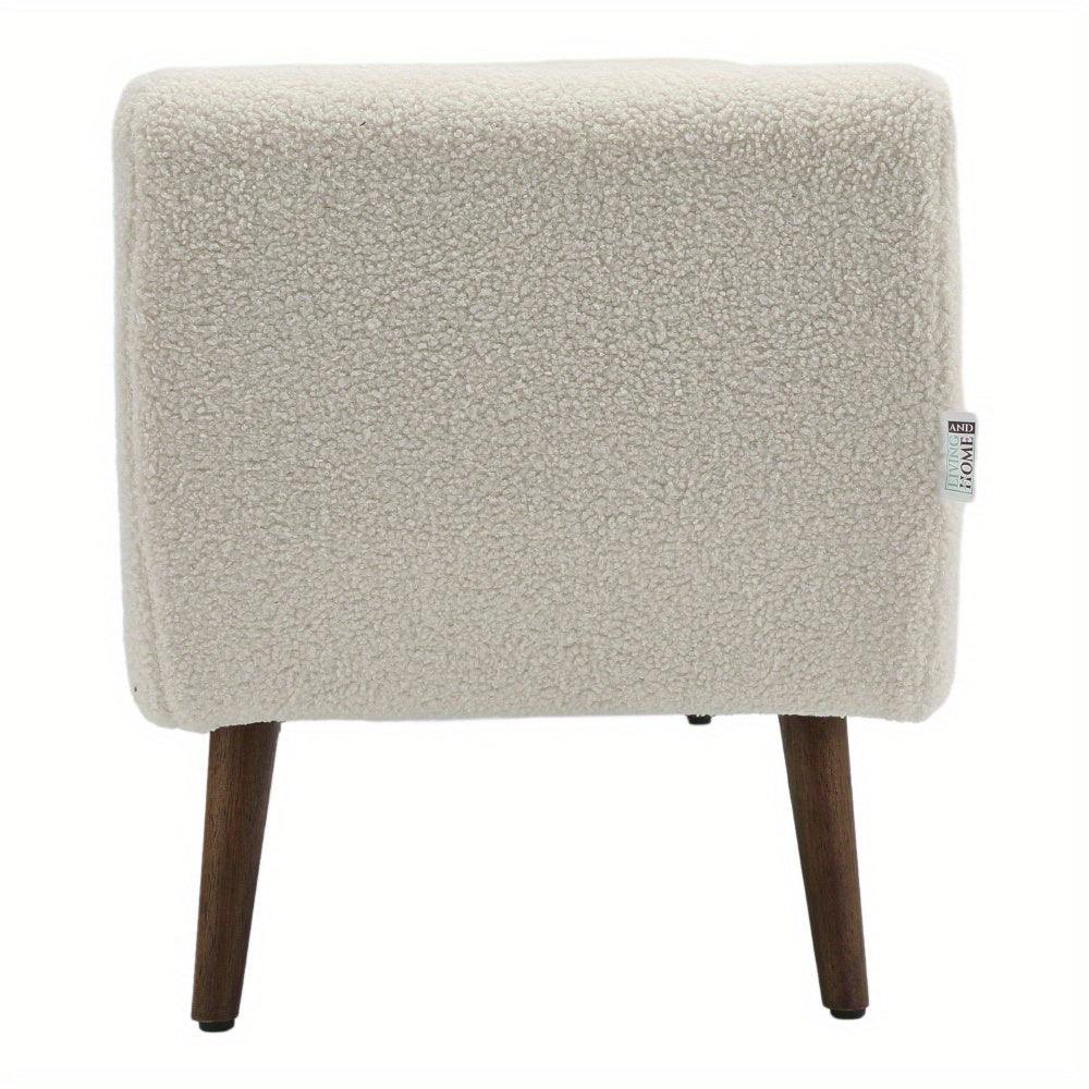 Modern upholstered bench with flip storage and comfortable seat.