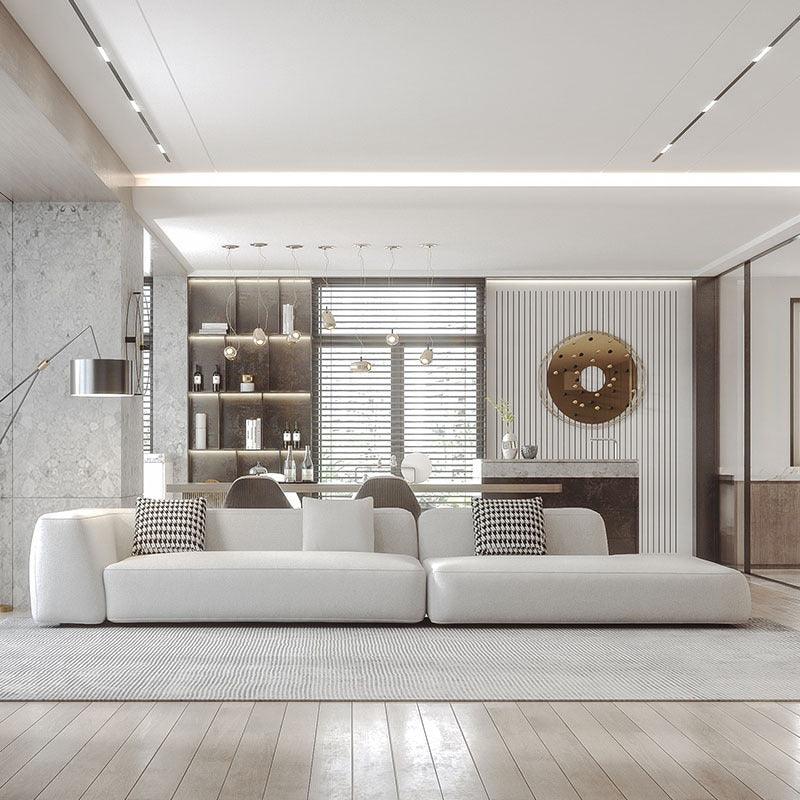 Italian Minimalist Modular Sofa - Embrace Nordic Elegance and Versatility - In home decor