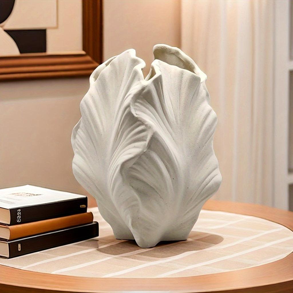 Bohemian Ceramic Vase for Home Decor - Handwash Only, Oval Shape, Perfect for Halloween, Christmas, Easter, Thanksgiving - In home decor