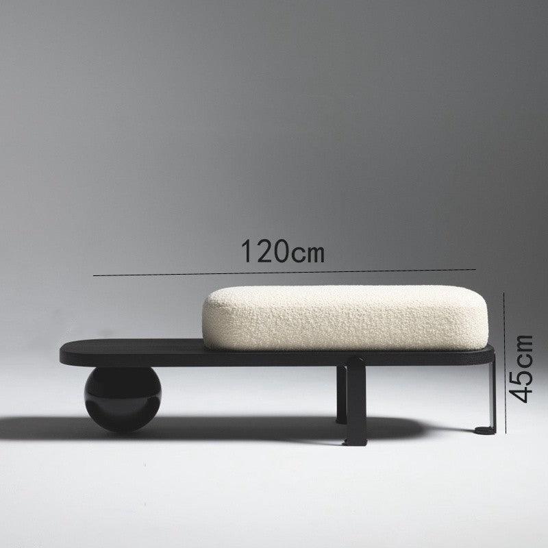 Luxury Lamb Sofa Stool - In home decor