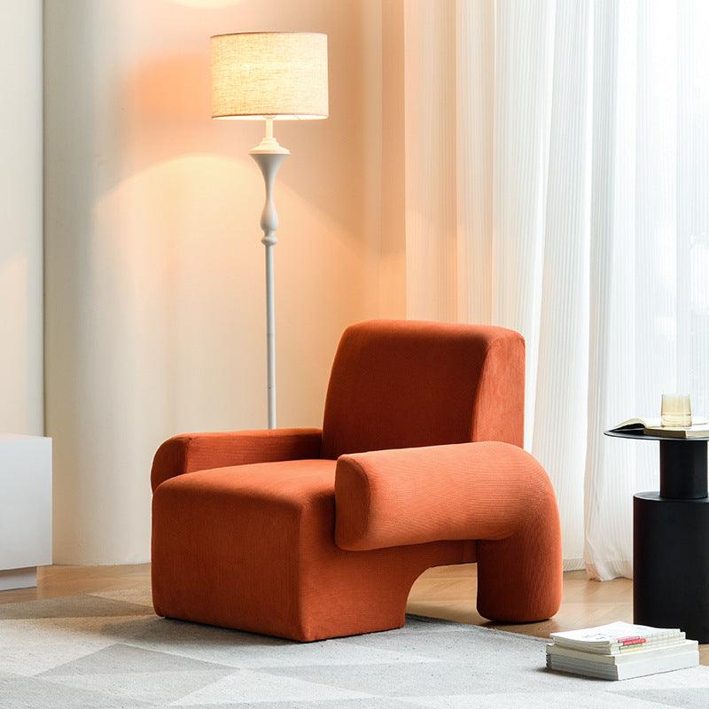 Add a Touch of Elegance: Lamb Wool Sofa Chair for Your Living Room Sanctuary - In home decor