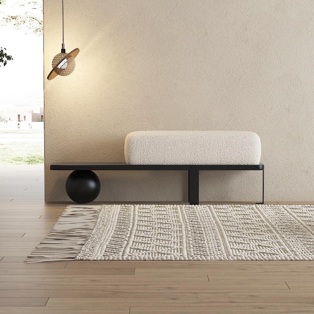 Luxury Lamb Sofa Stool - In home decor