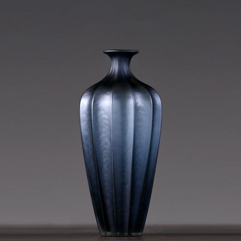 Experience the Beauty of Blue Hues: Glass Vase for Inspired Home Décor - In home decor