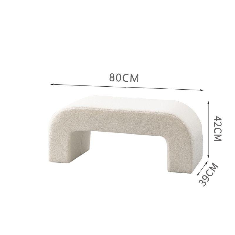 Indulge in Cozy Luxury: Lamb Velvet Living Room Sofa Bench - Elevate Your Space with Plush Comfort and Modern Elegance! - In home decor