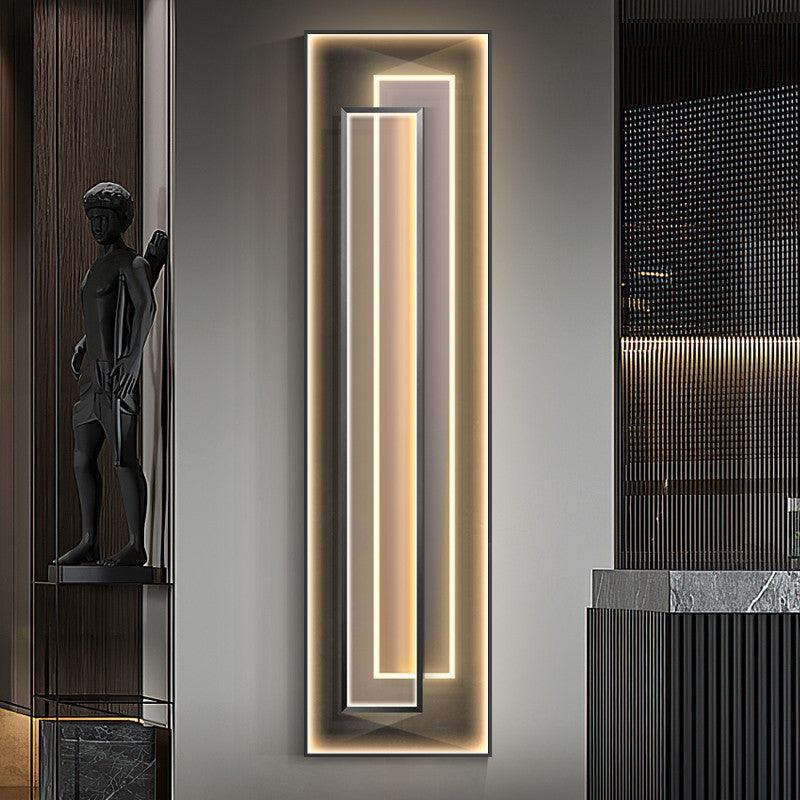 Elevate Your Space with Modern Luxury – LED Lamp Crystal Hanging Painting - In home decor