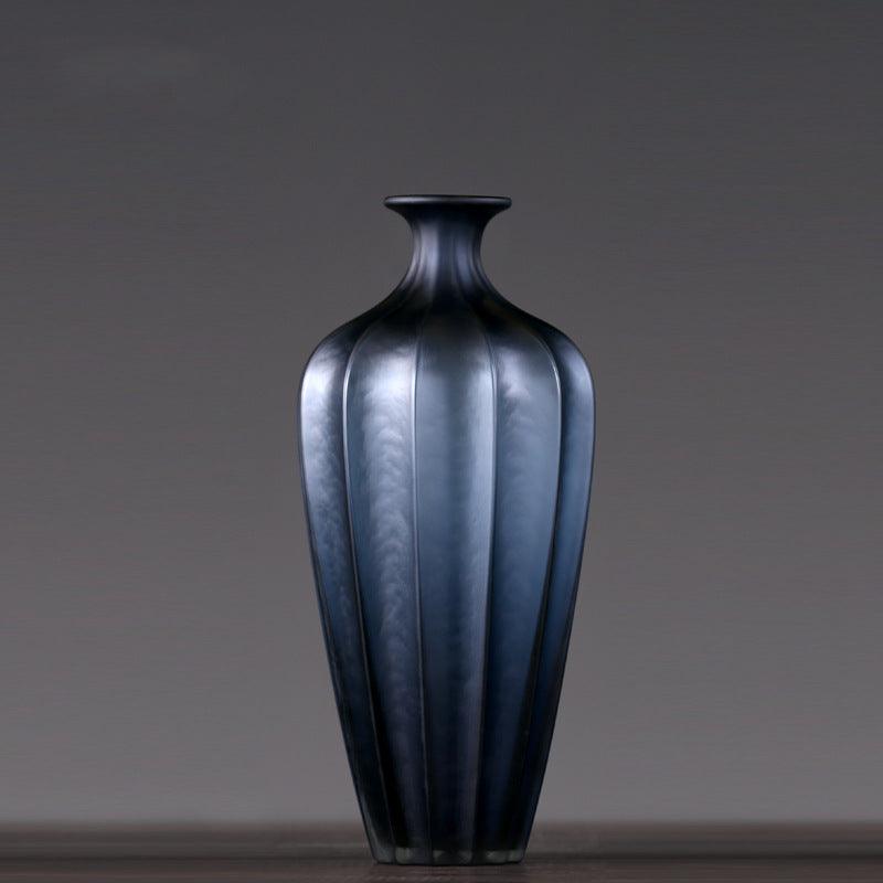 Experience the Beauty of Blue Hues: Glass Vase for Inspired Home Décor - In home decor