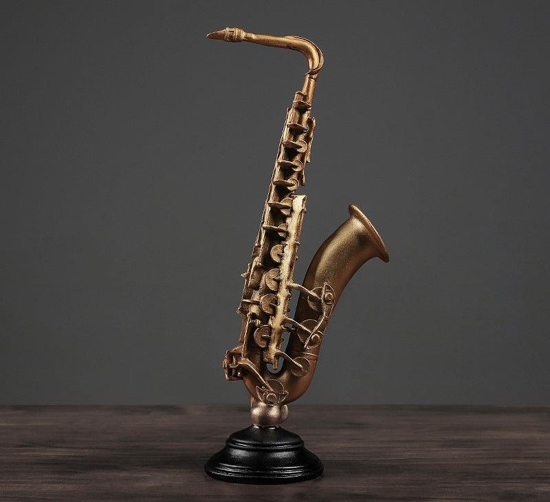 Musical instrument resin décor violin sculpture