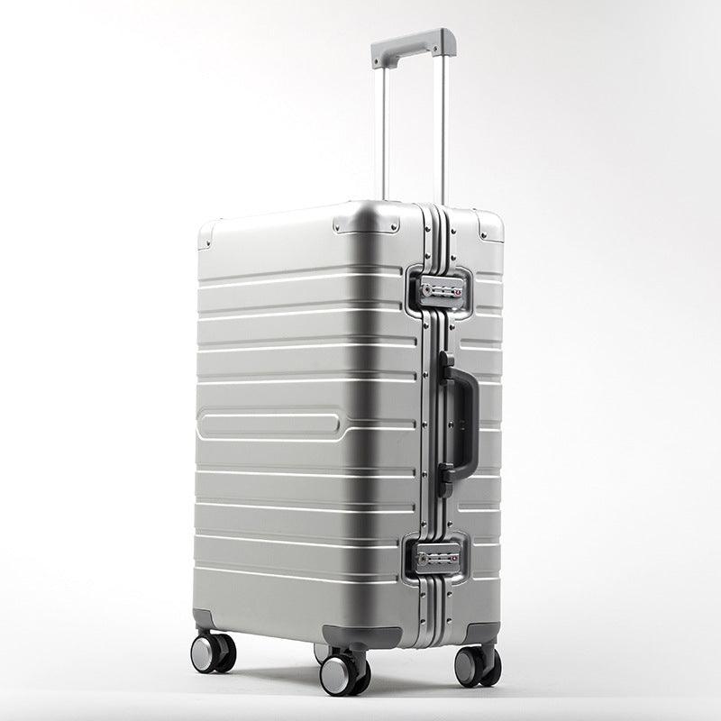 Introducing the All Aluminum Magnesium Alloy Trolley Case: Elevate Your Travel Experience - In home decor