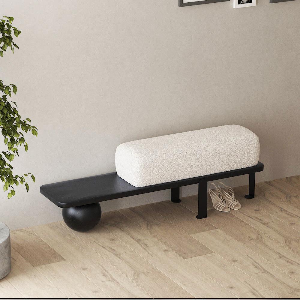 Luxury Lamb Sofa Stool - In home decor