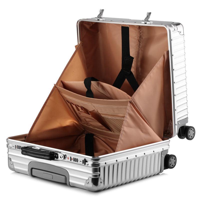 Introducing the Waterproof Aluminium Frame Luggage Suitcase: Your Ultimate Travel Companion - In home decor