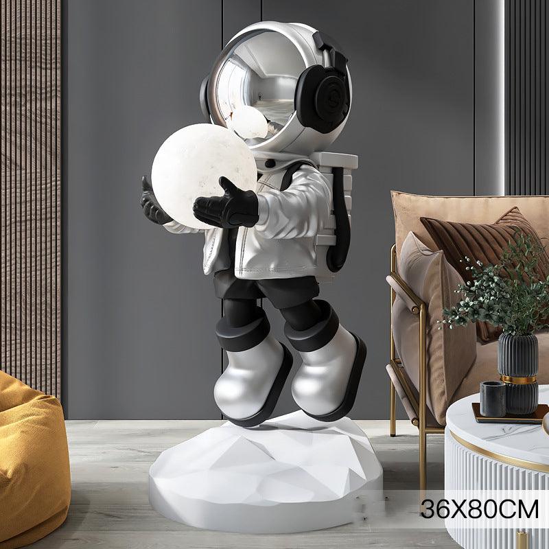 Large Floor-to-ceiling Astronaut-themed Decoration Light: Welcome Visitors to Your Space Odyssey - In home decor