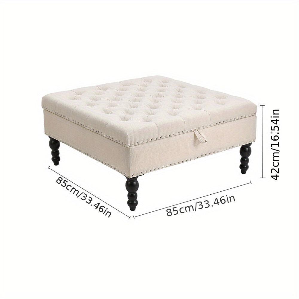 Multi-functional ottoman stool for home or boutique use.