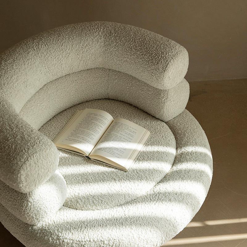 Sherpa Velvet Fabric Sofa - My Store