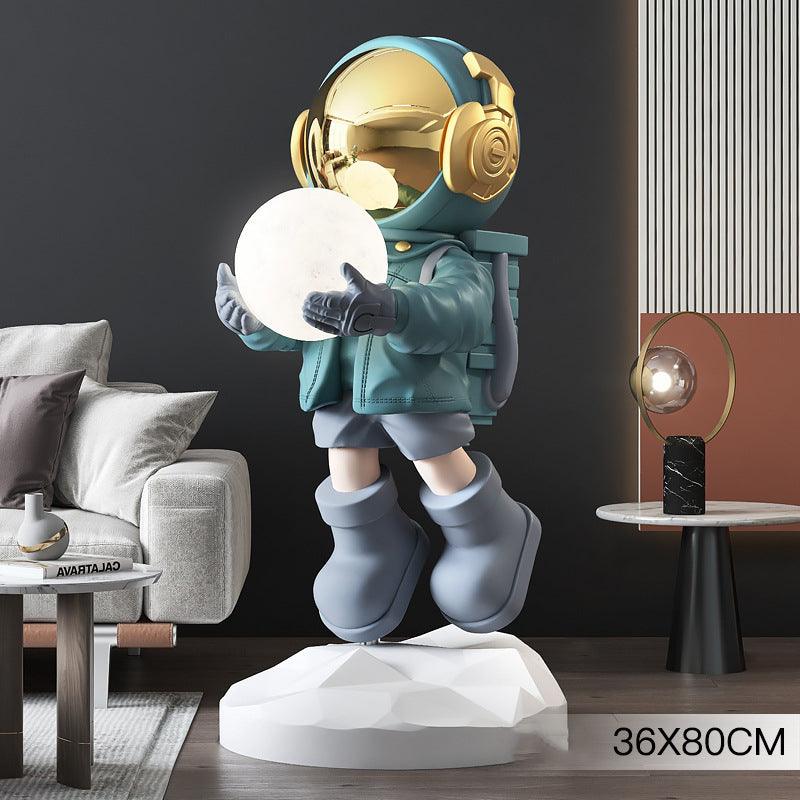 Large Floor-to-ceiling Astronaut-themed Decoration Light: Welcome Visitors to Your Space Odyssey - In home decor