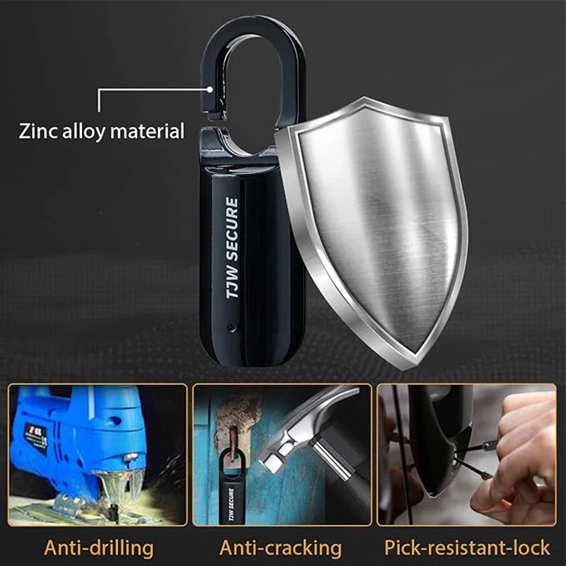 “Leadwon fingerprint padlock showing fingerprint sensor”