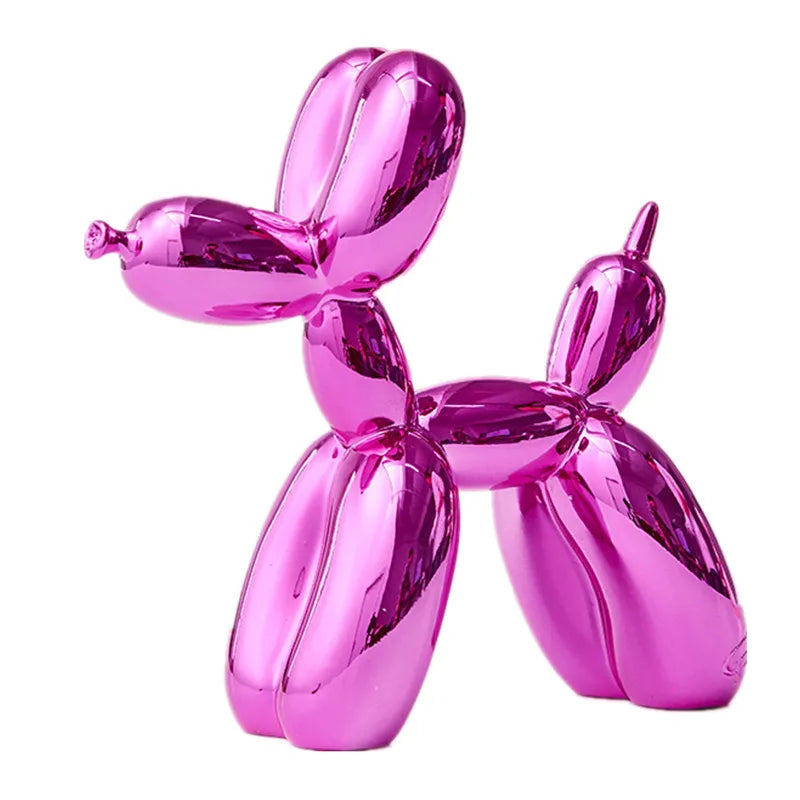 The JONLALA balloon dog sculpture against a minimalist background