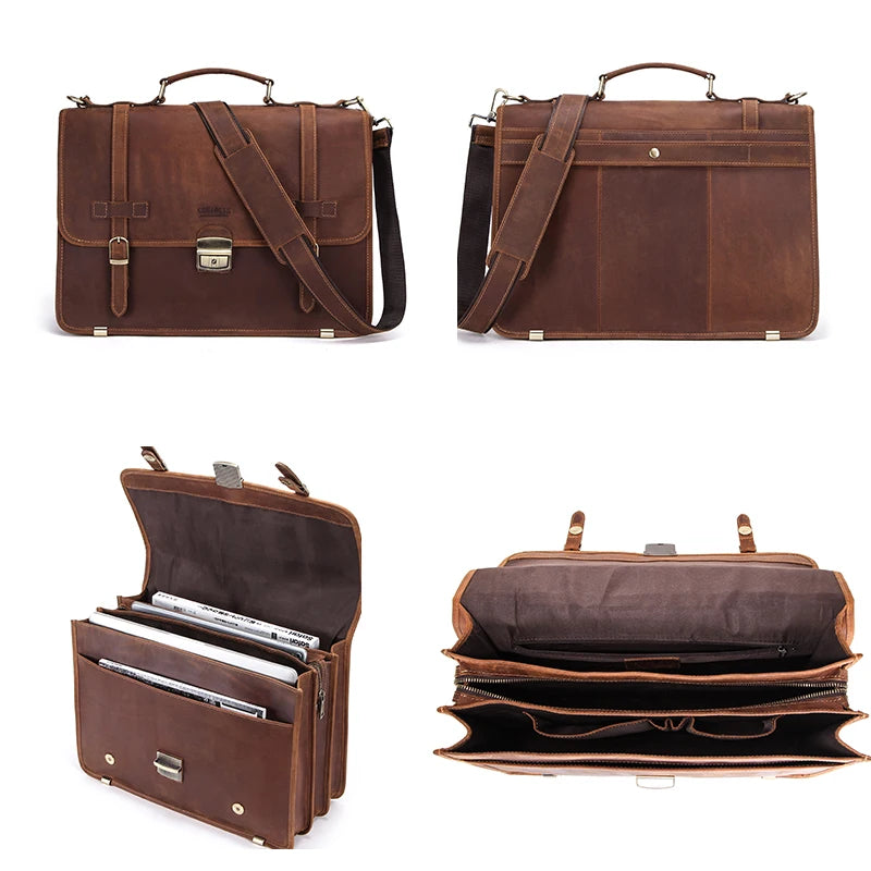 Bag open showing all compartments