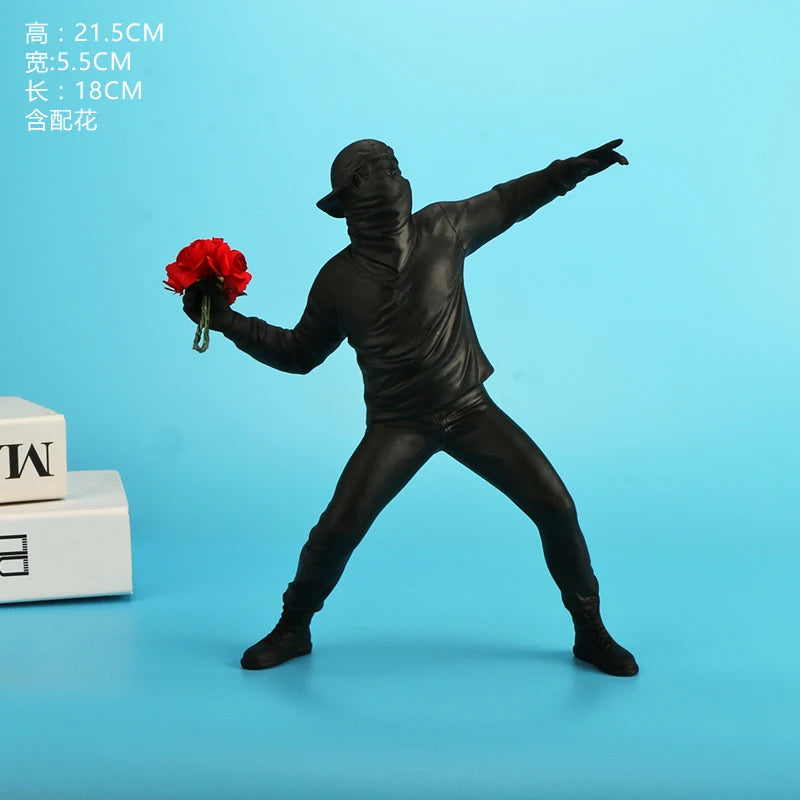 "Collectible modern art figurine for living room decoration