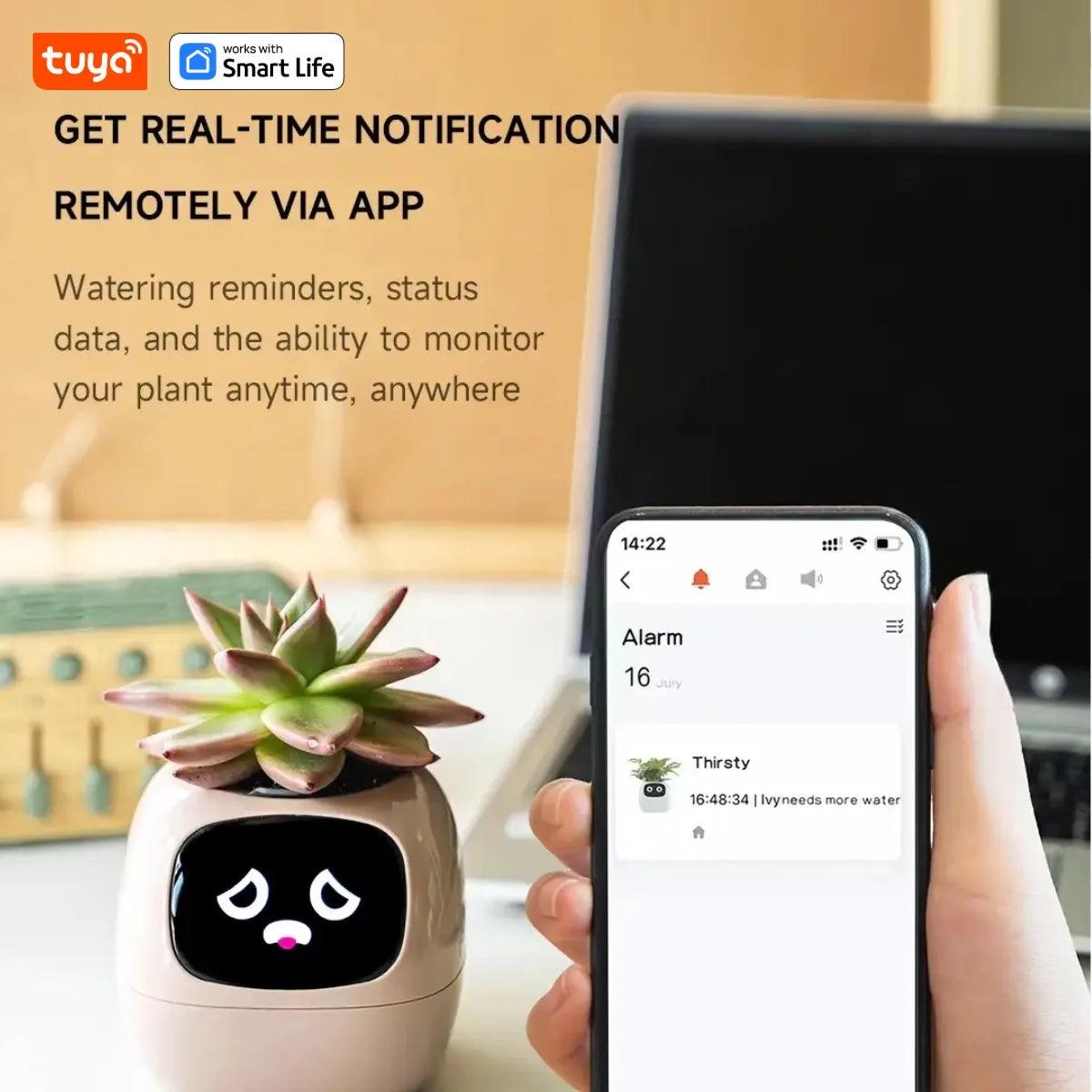 Plantagotchi Ivy Smart Planter: Your Adorable Plant Companion - In home decor