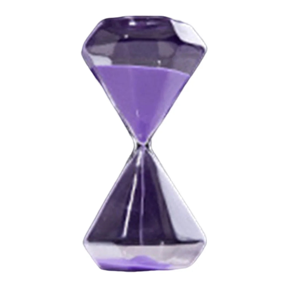 Transparent Diamond Hourglass – 5/15/30 Minute Decorative Timer