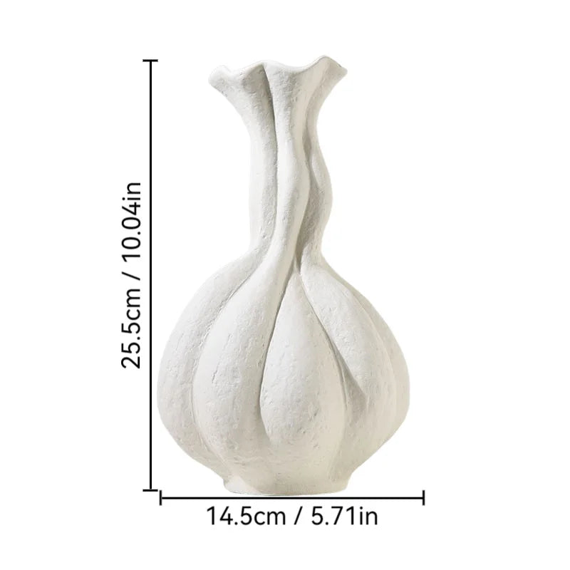 Art Ceramic Desktop Flower Vase – Elegant Home Décor Statement Piece