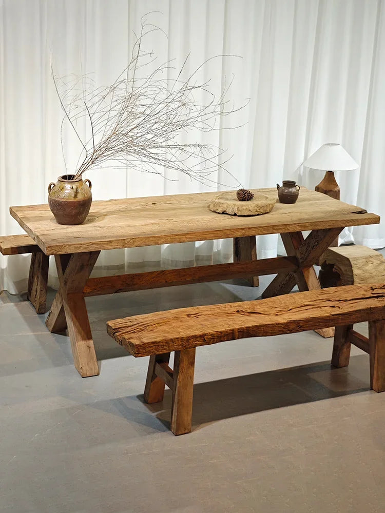 solid wood dining table 172cm long