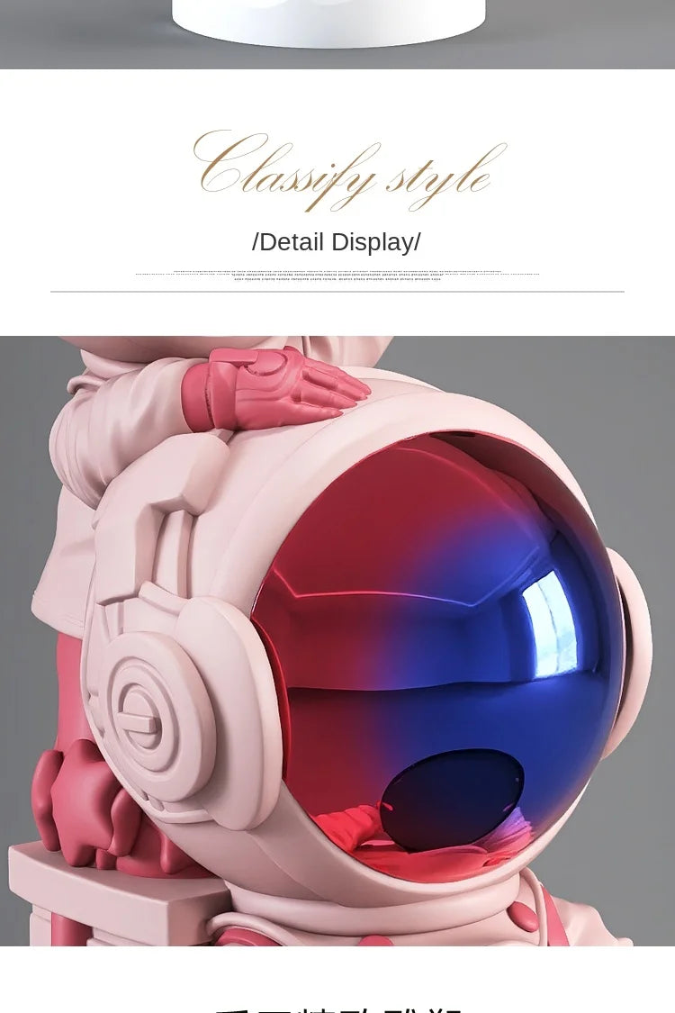 "Unique astronaut decor symbolizing exploration and unity"