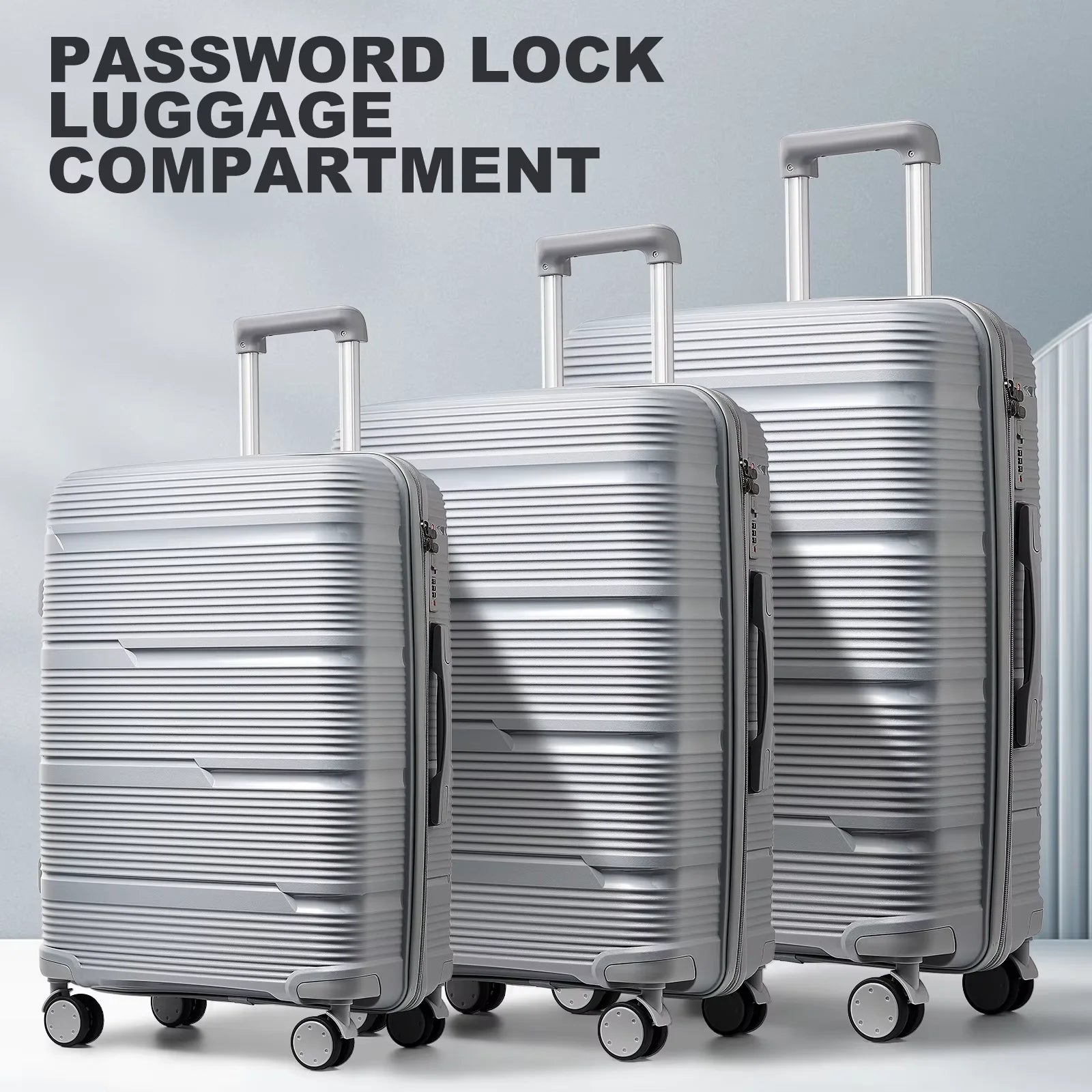 3PCS Luggage Travel Suitcase Sets - In home decor