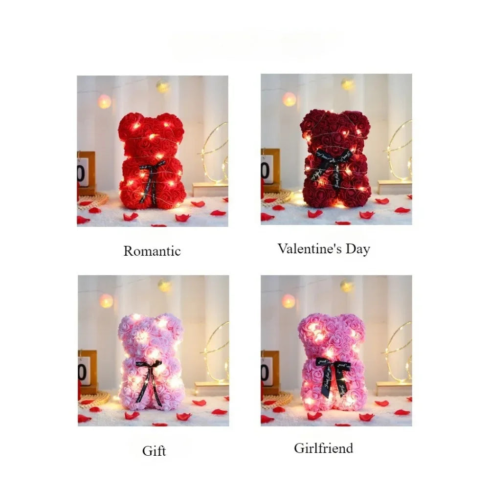 Romantic rose bear, a unique Valentine&