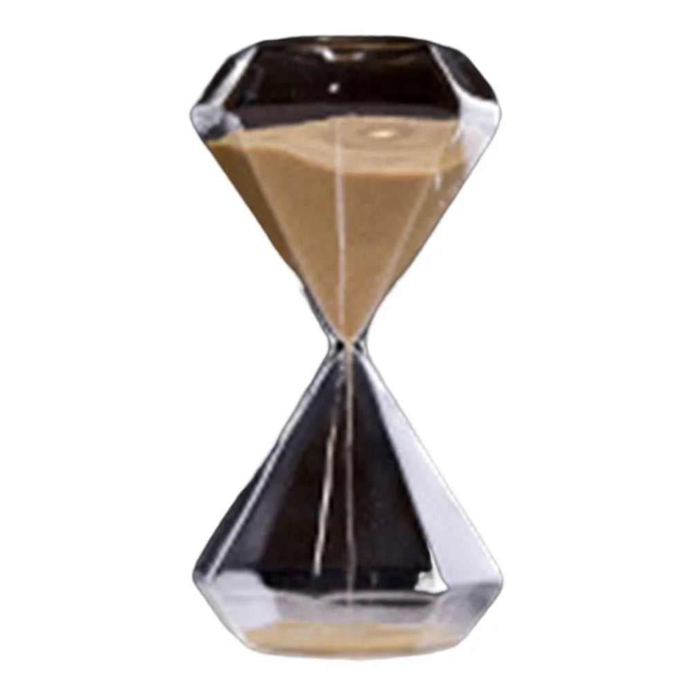 Transparent Diamond Hourglass – 5/15/30 Minute Decorative Timer