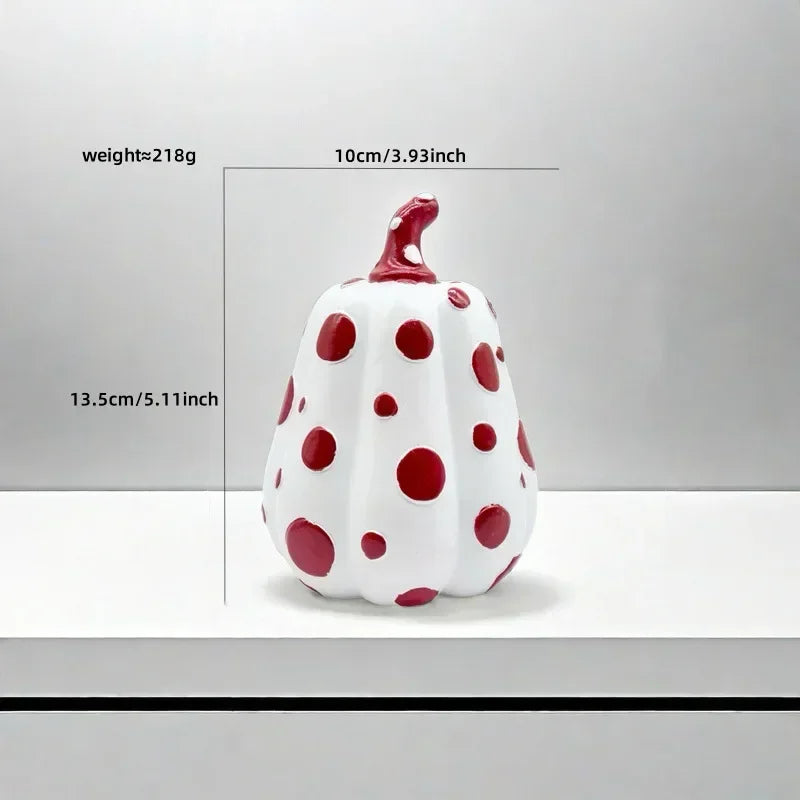 "Decorative pumpkin statue as a thoughtful housewarming gift