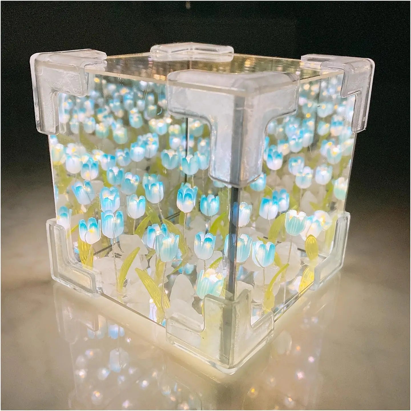 Romantic tulip lamp, led lights