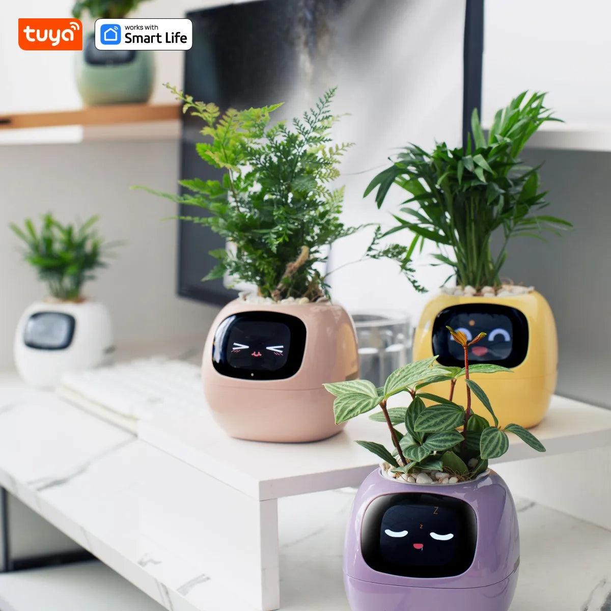 Plantagotchi Ivy Smart Planter: Your Adorable Plant Companion - In home decor