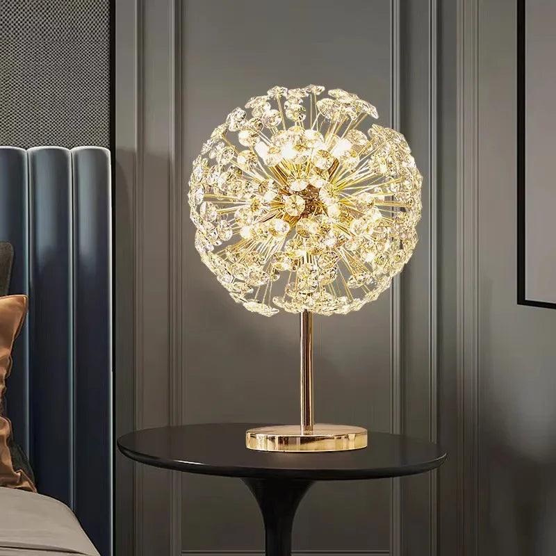 Close-up of luxury Nordic floor lamp with LED light sources