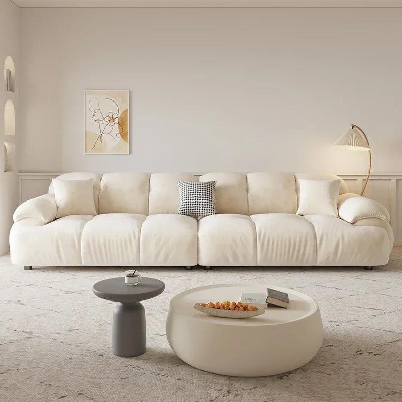 Stylish Nordic-inspired sofa set for modern living rooms
