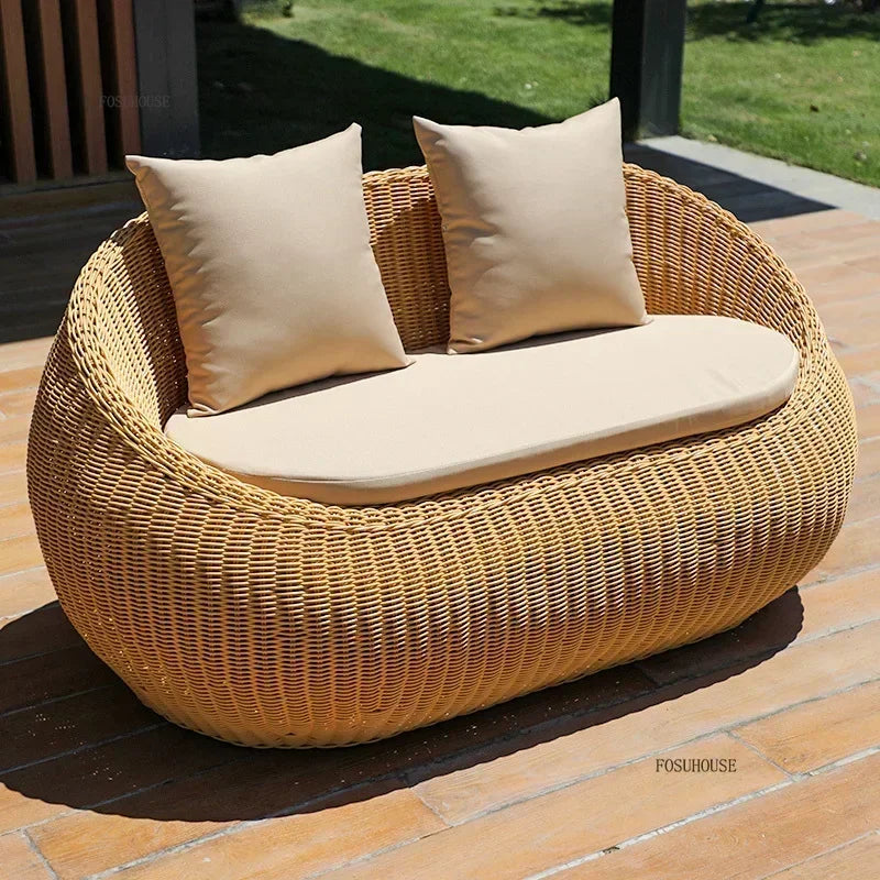 Compact patio furniture set for small spaces