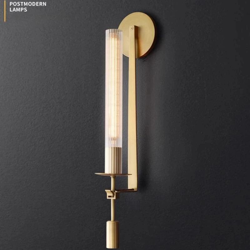 Luxury loft-inspired wall sconce with certified safety features