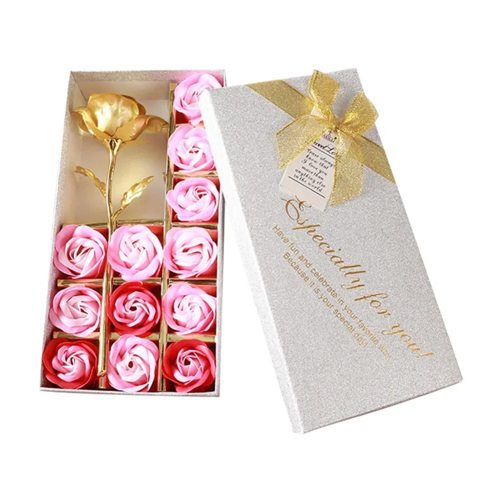 Rose soap flower, individual petal detail.
