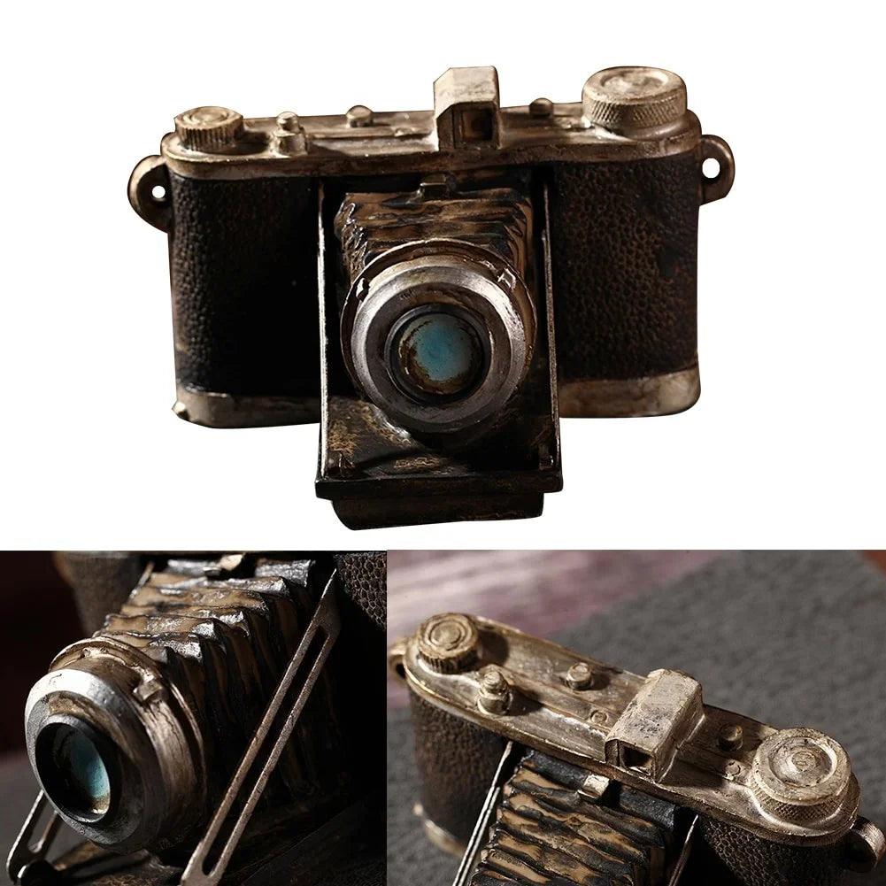 Vintage Resin Camera Model for Retro Home and Office Décor - In home decor