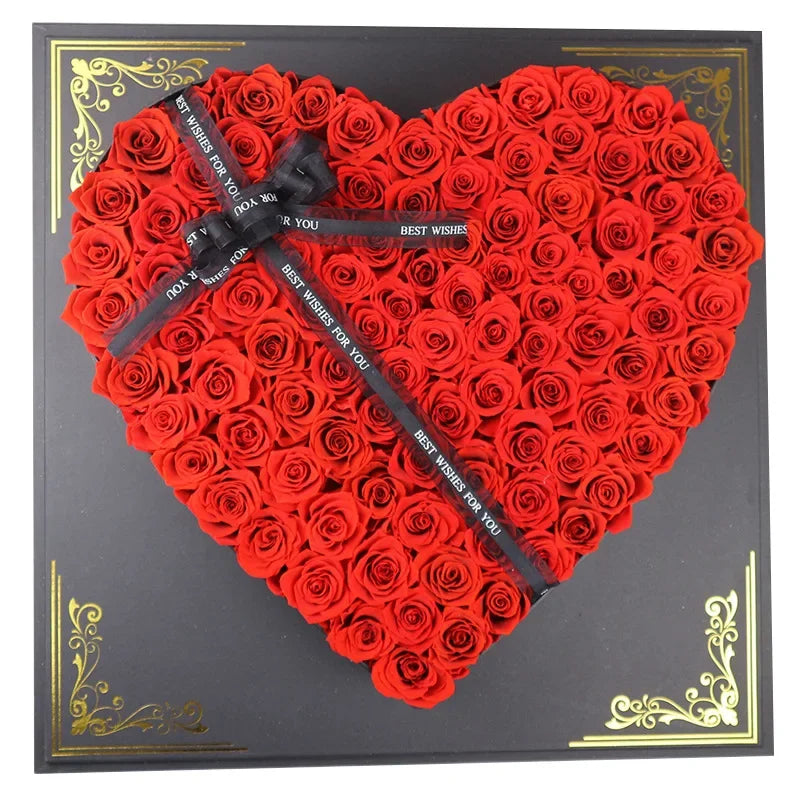 Long-lasting rose gift for Valentine&