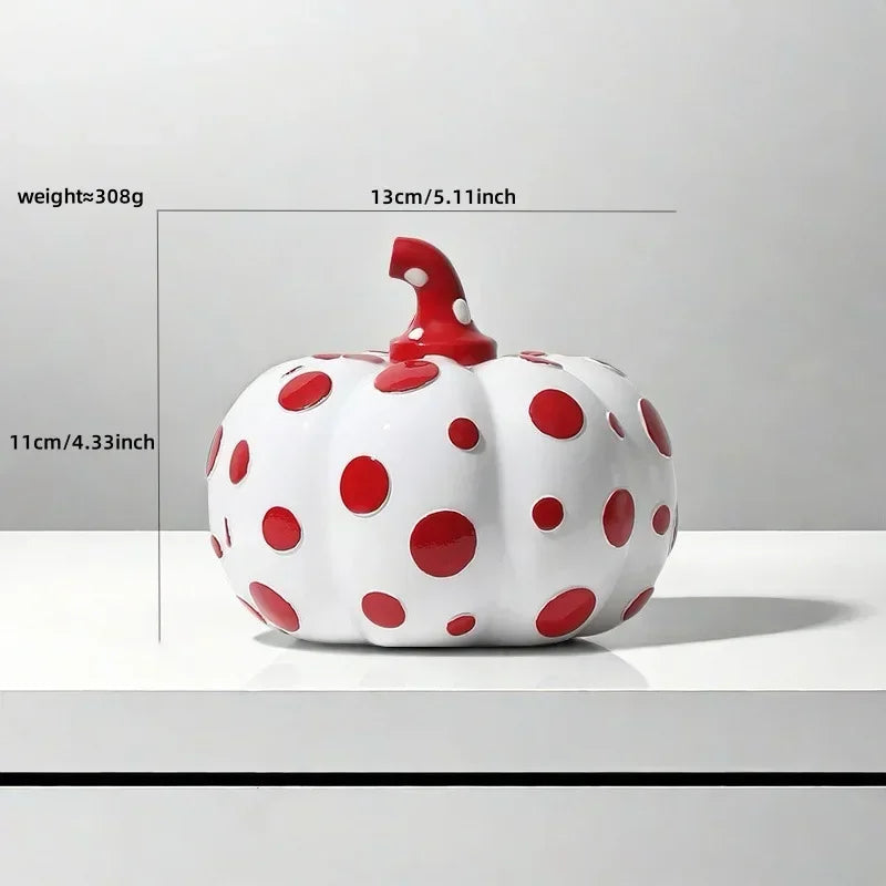 "Decorative pumpkin statue as a thoughtful housewarming gift"