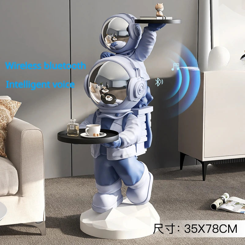 "Astronaut statue gift idea for family and space enthusiasts"